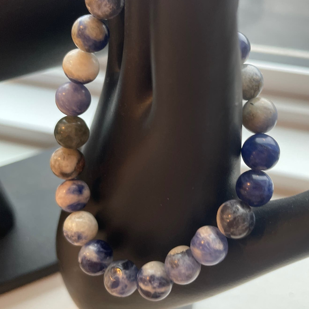 Beautiful Blue Sodalite Crystal Bracelet